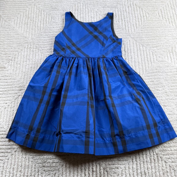 Polo Ralph Lauren Other - Polo Ralph Lauren Plaid Dress Girls 5 Blue Black Tartan Fit Flare Party Preppy